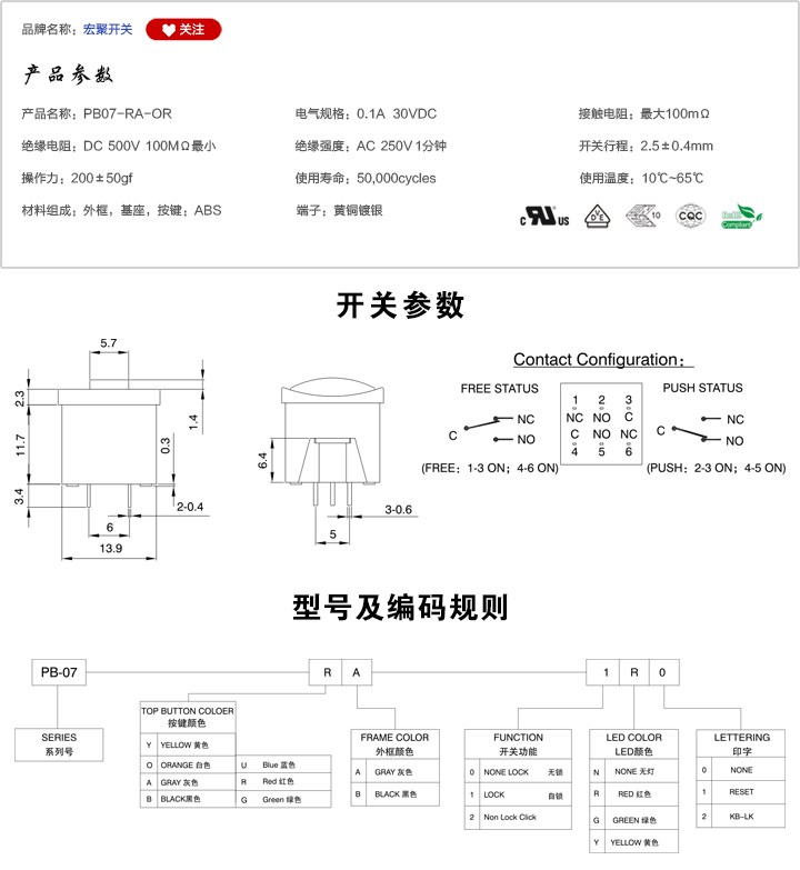 PB07-RA-0R按鍵開(kāi)關(guān)參數(shù)尺寸.jpg